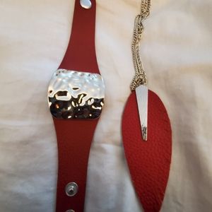 PAPARAZZI QUILL QUEST & Brighten Up - Red Paparazzi Wrap Bracelet
